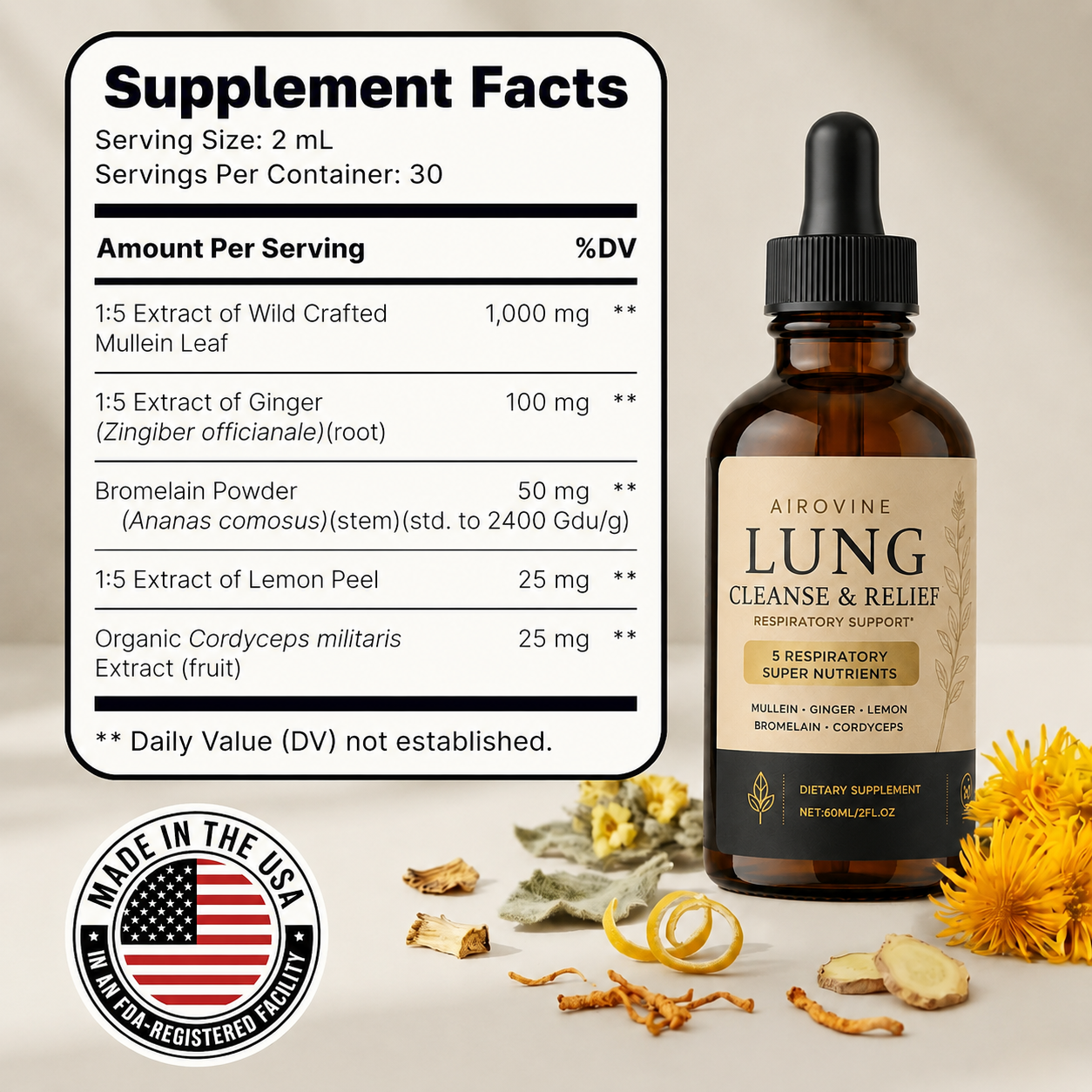 Maximum Potency Mullein Drops